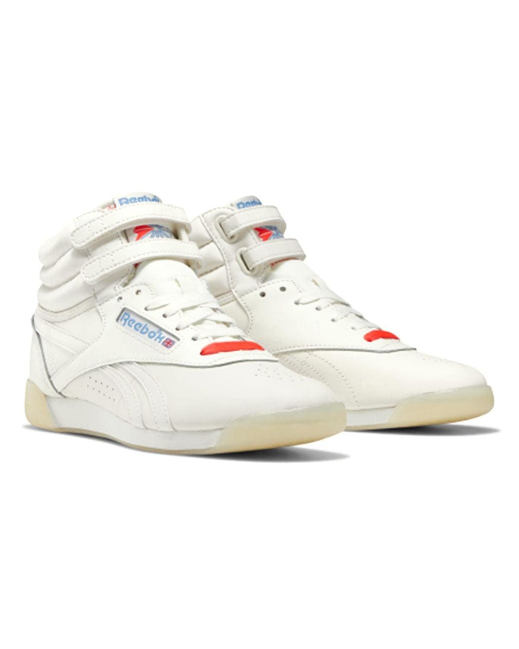 Reebok White (Wmns) Freestyle Hi 'It's A World'