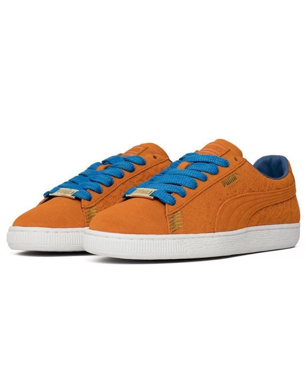 PUMA Brown Suede Classic Nyc Casual Shoes for men