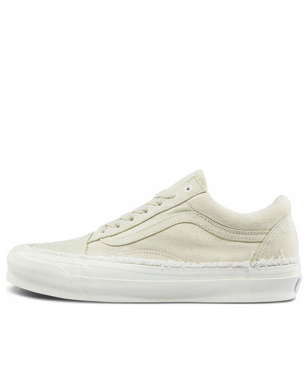 Vans White Og Old Skool Lx 'Raw Edge for men