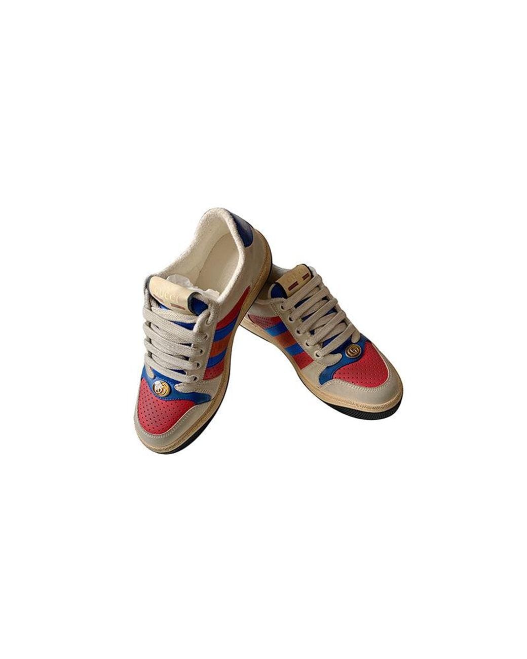 Gucci Blue (Wmns) Screener Leather 'Off'