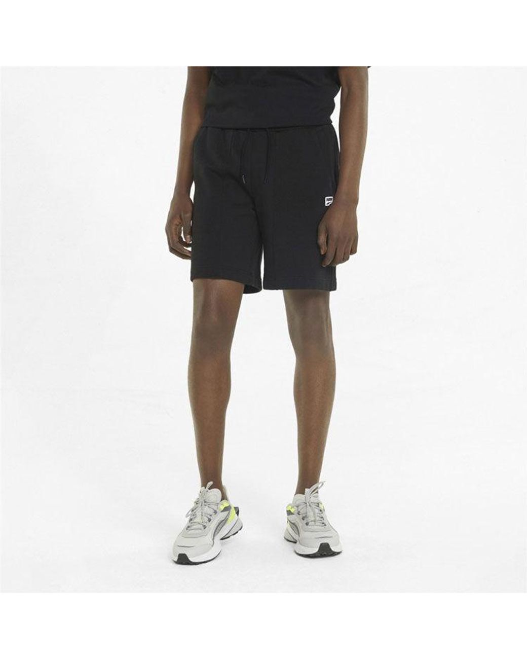 PUMA Black Small Logo Shorts for men