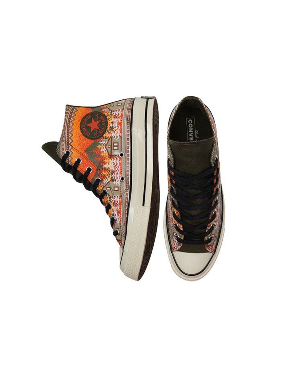 Converse Brown Chuck 70 High 'Holiday Sweater