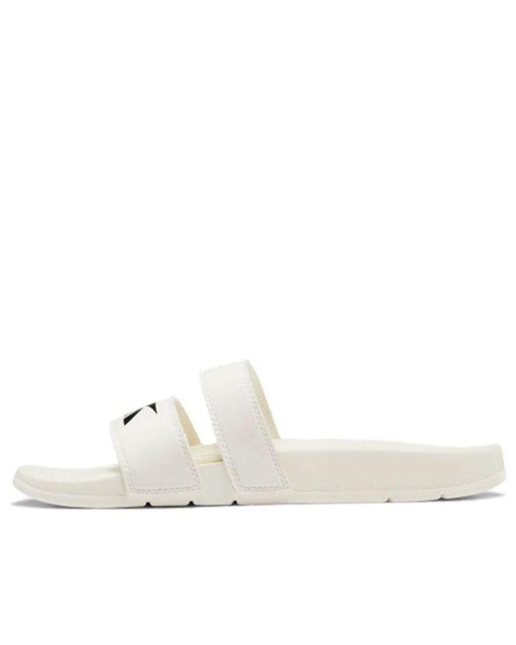 Reebok White Ds Comfort Slide Slippers