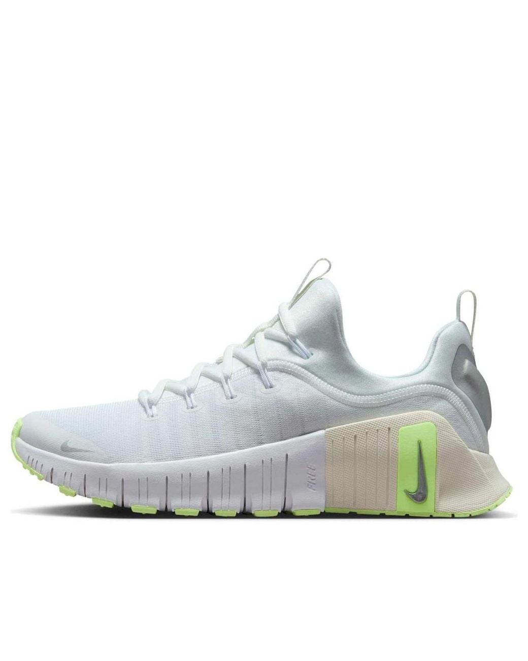Nike White (Wmns) Free Metcon 6 Metallic Barely Volt'