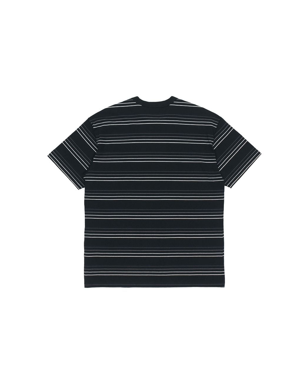 Nike Black Sportswear Embroidered Logo Stripe Loose Knit Sports Short Sleeve for men