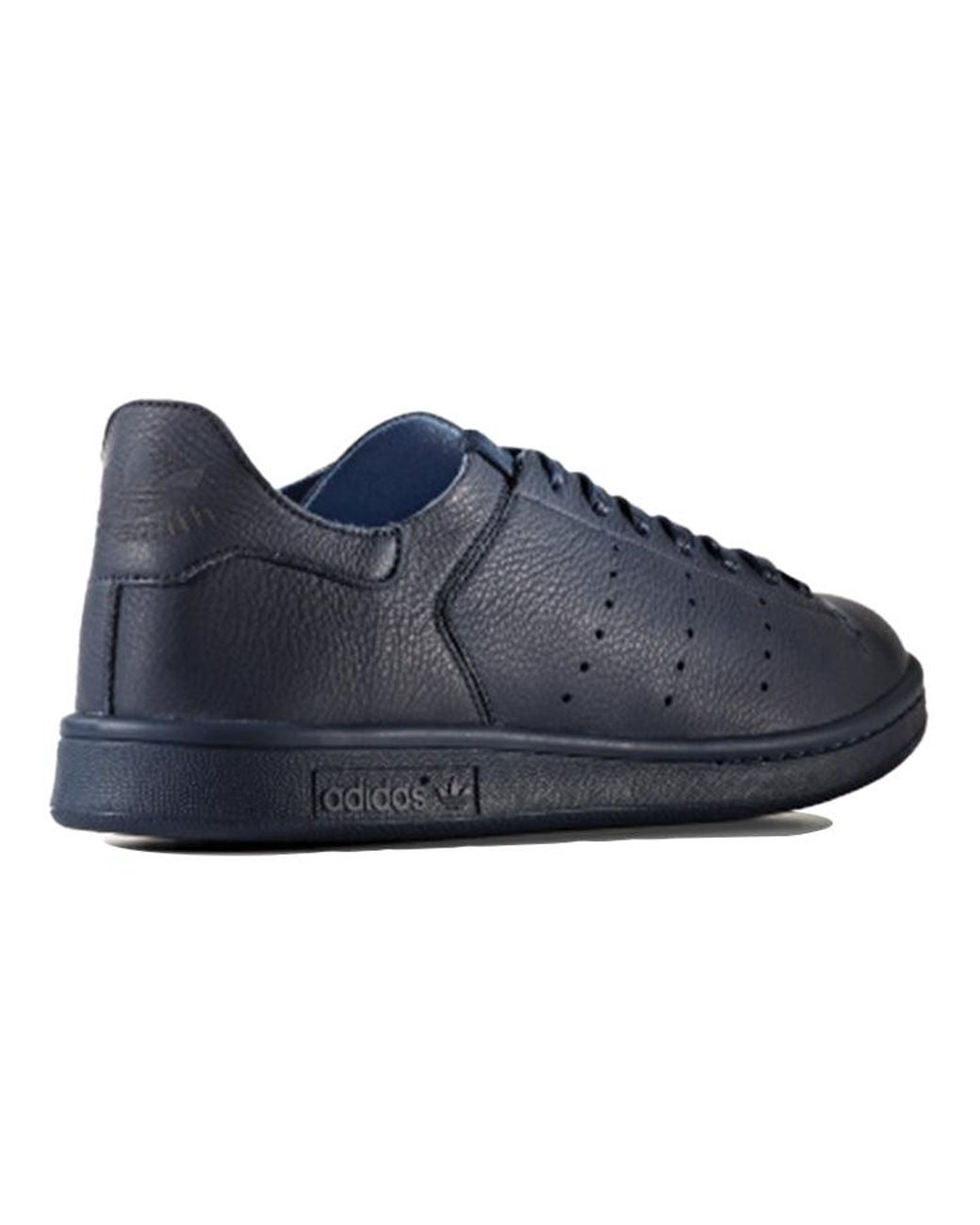 Adidas Blue Adidas Stan Smith Leather Sock for men