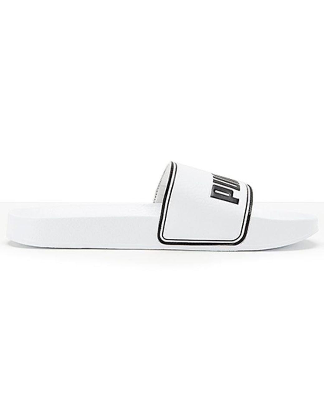 PUMA White Leadcat Slide for men