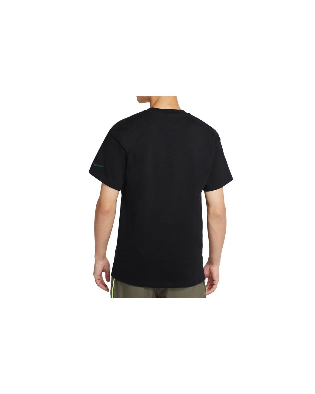 Nike Black Sportswear Max 90 Printed Round Collar Casual Short Sleeved for men