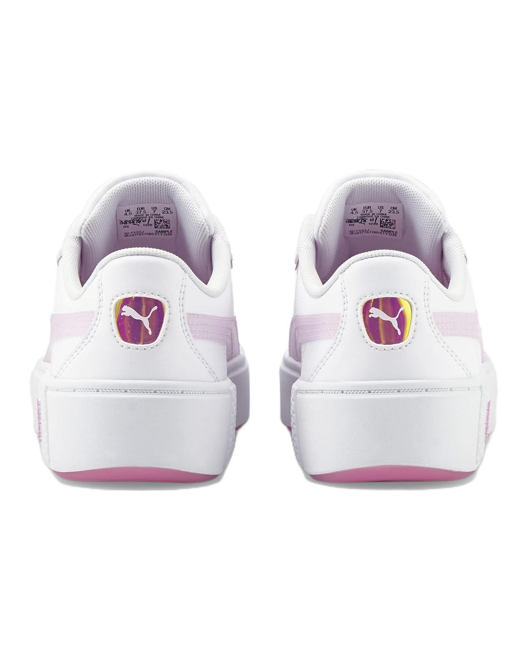 PUMA White (Wmns) Smash Platform V2 'Candy