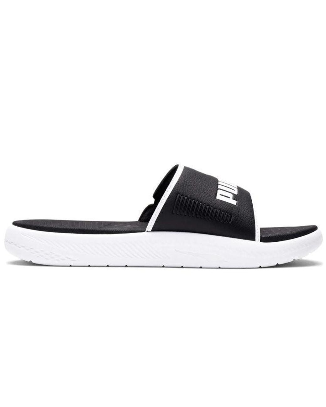 PUMA Blue Softride Slide for men