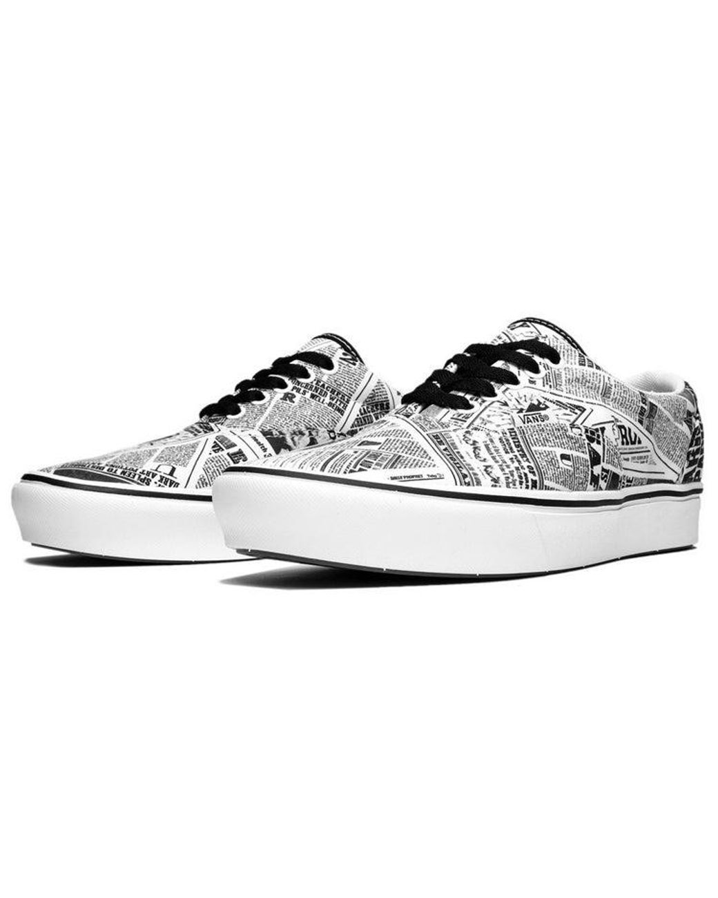 Vans White X Harry Potter Comfycush Era 'Newspaper' for men