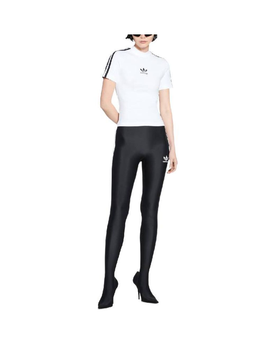Balenciaga White (Wmns) X Adidas Shrunk T-Shirt