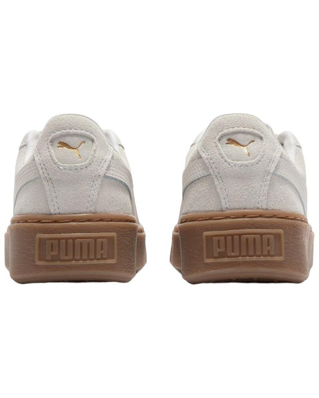 PUMA White (Wmns) Suede Platform Core L 'Whisper'