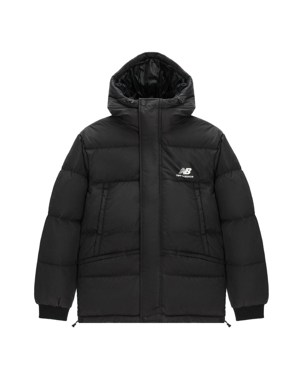 New Balance Black Warm Winter Down Jacket for men