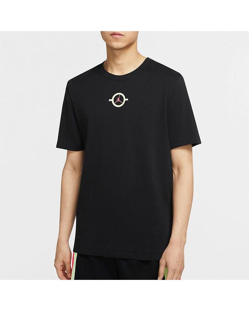 Nike Black Graffiti Basketball Sports Short Sleeve for men