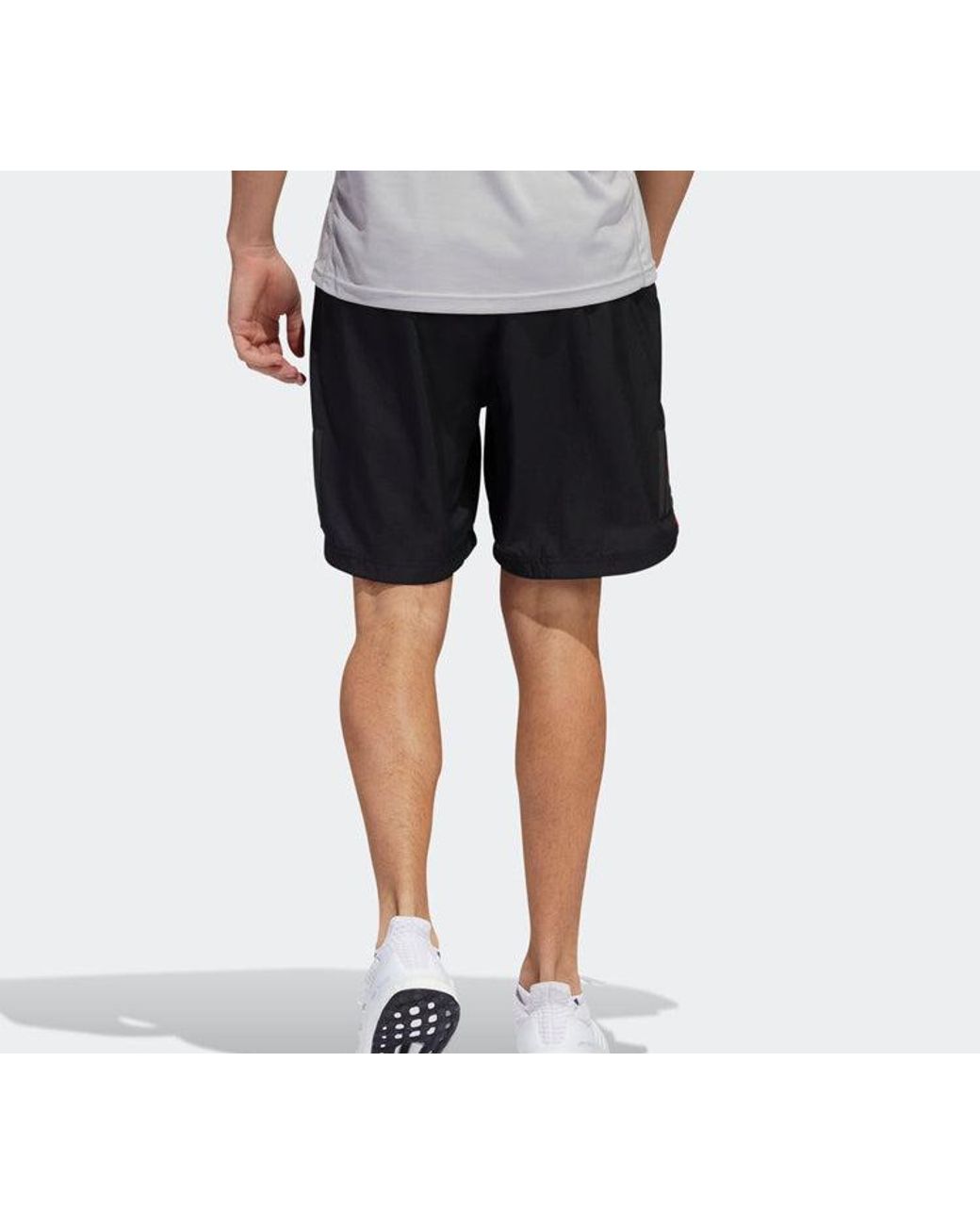 Adidas Blue Side Stripe Training Sports Shorts for men