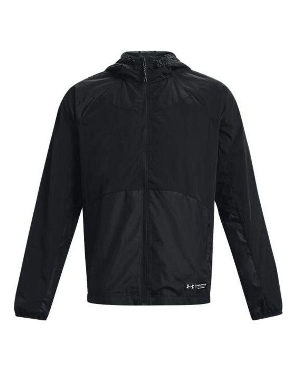 Under Armour Blue Rush Woven Full-Zip Jacket for men