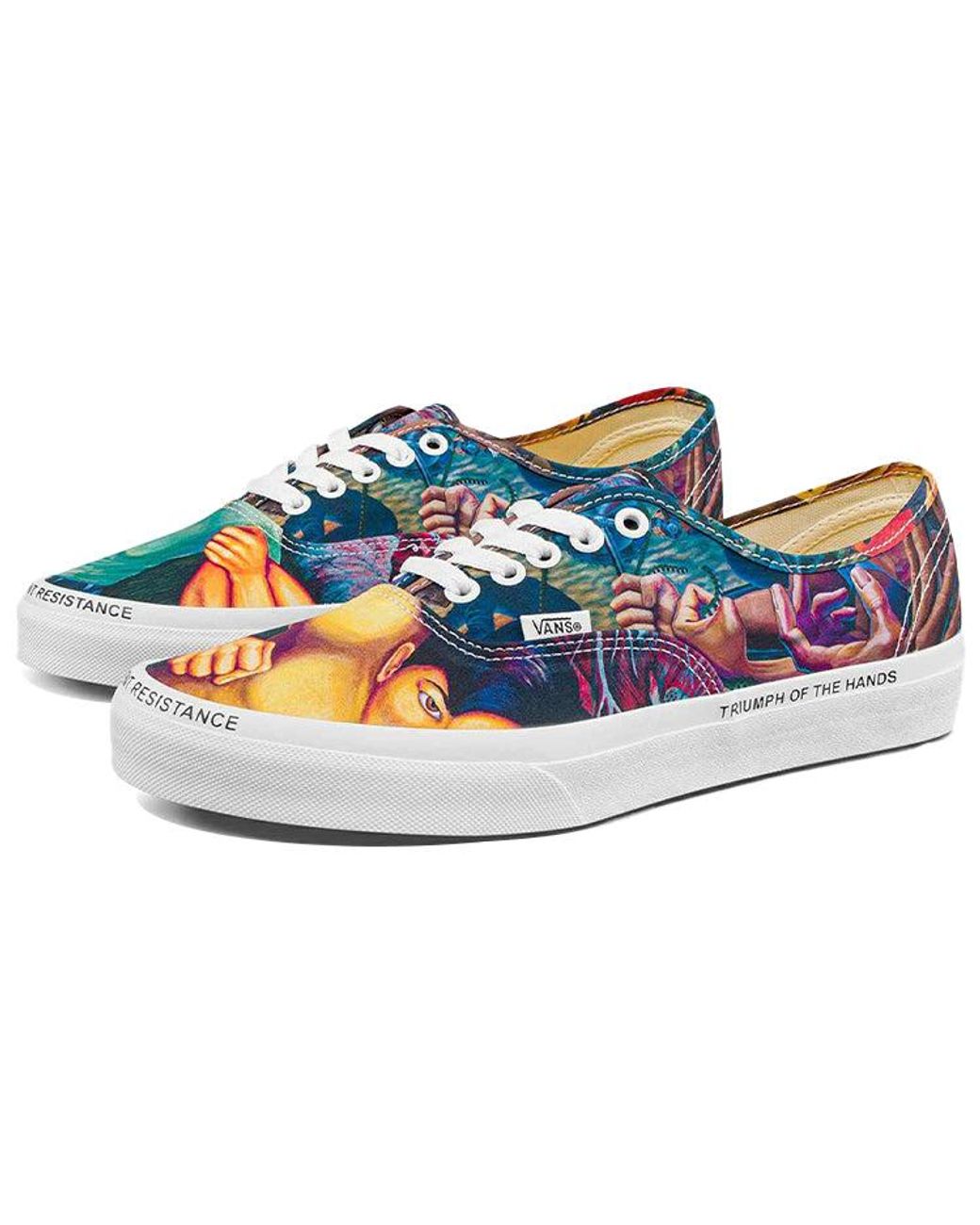 Vans Blue Moca X Authentic 'Judy Baca: Triumph Of The Hearts' for men