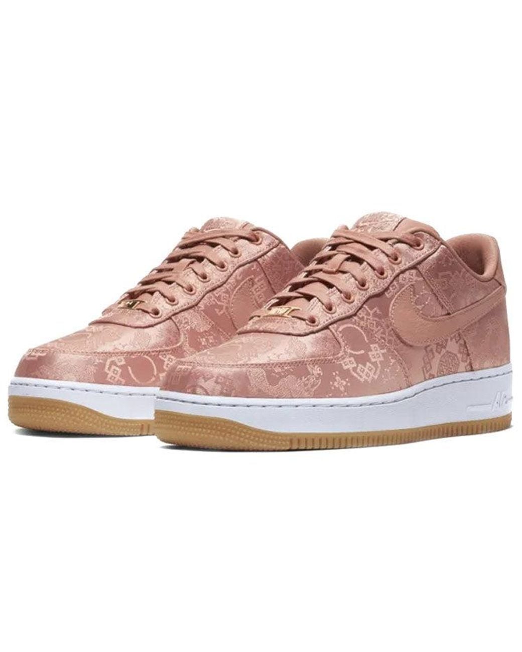 Nike Brown X Clot Air Force 1 Low Premium 'Rose Silk' Special Box for men