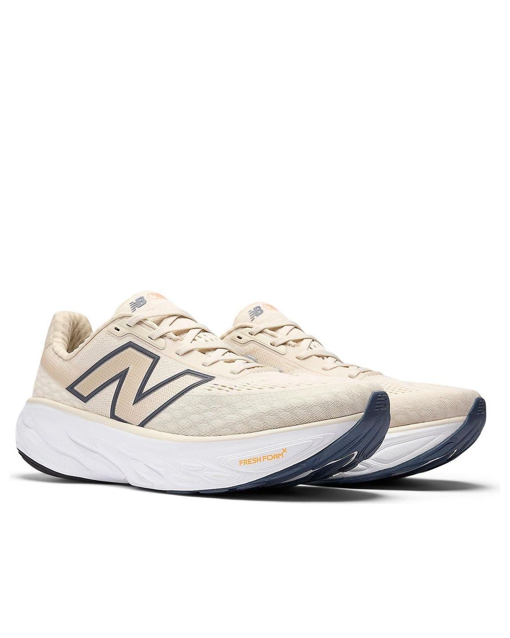 New Balance White Fresh Foam X 1080V14 'Sea Salt Vintage' for men
