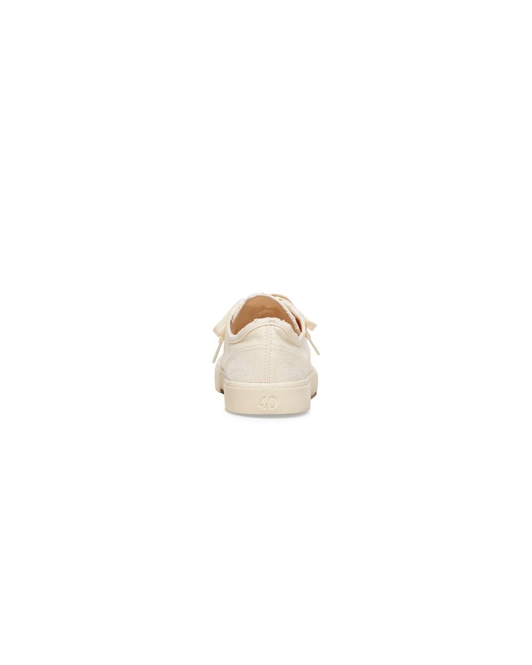 Balenciaga Natural Paris Low Top Sneakers Destroyed Cotton And Rubber' for men