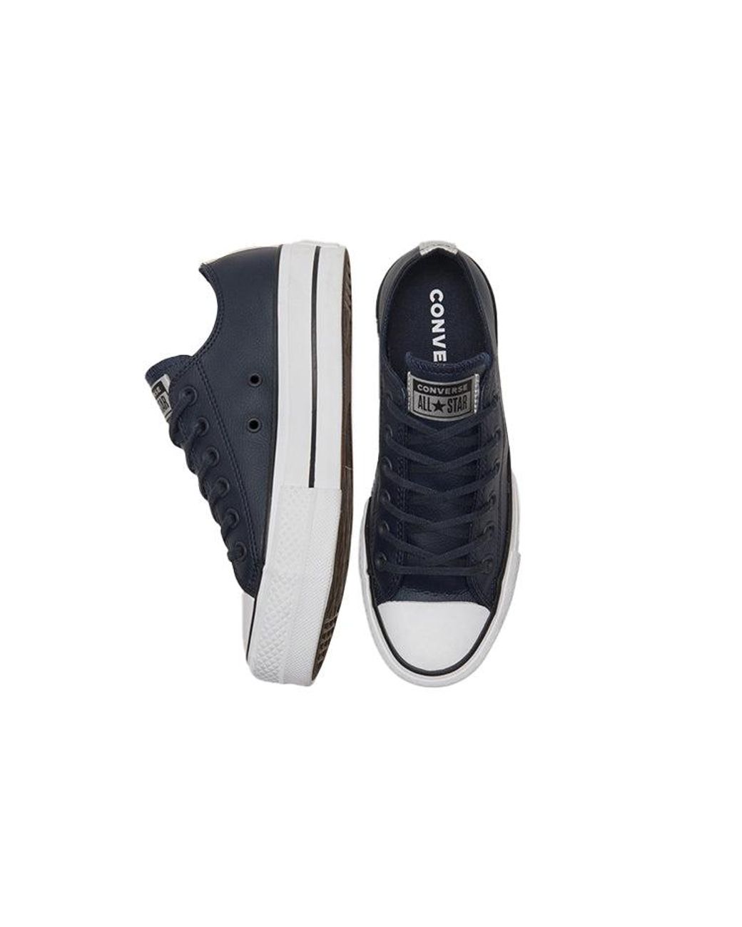 Converse Blue (Wmns) Chuck Taylor All Star Platform Low 'Anodized Metals