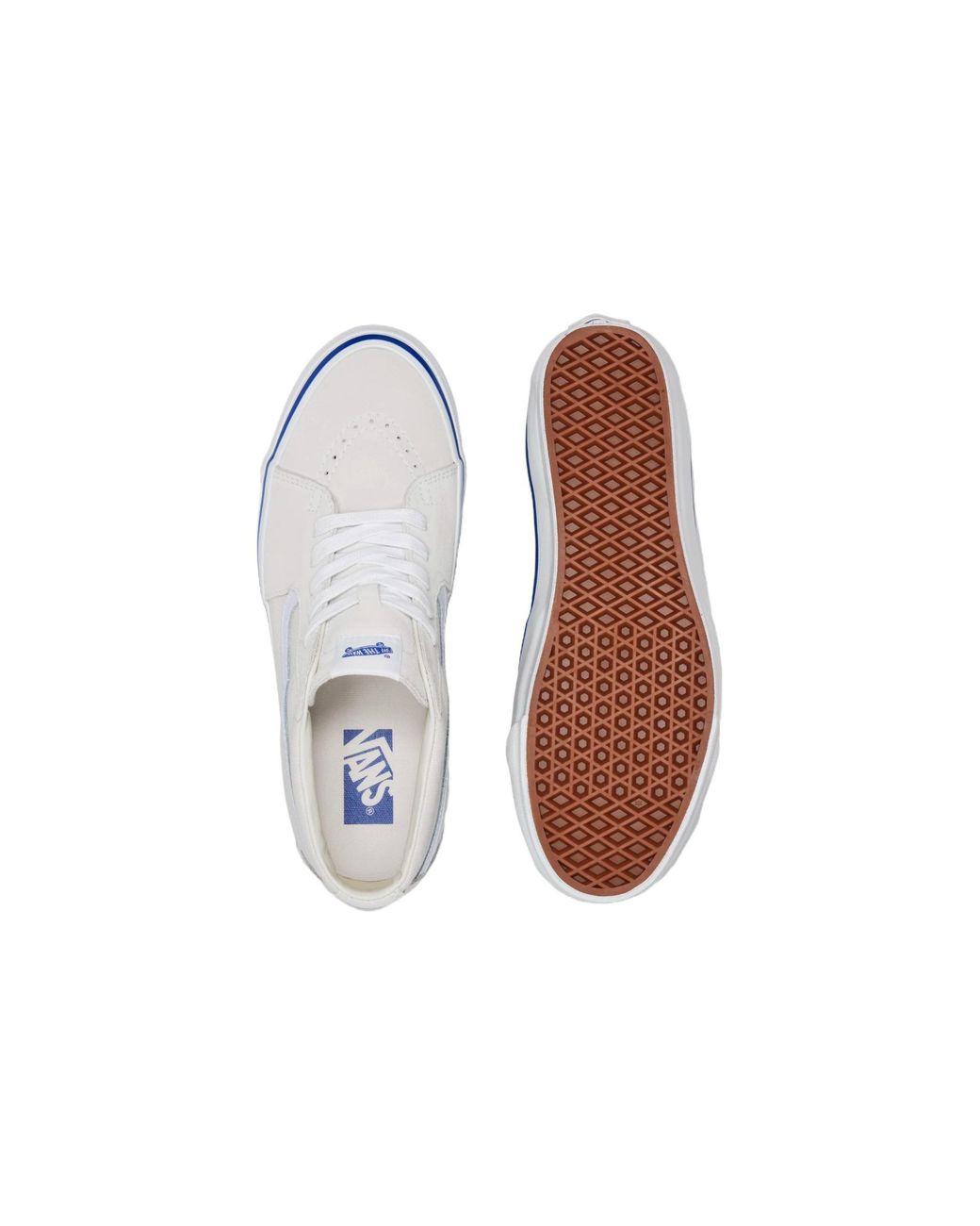 Vans White Premium Sk8-Mid 83 Shoes for men