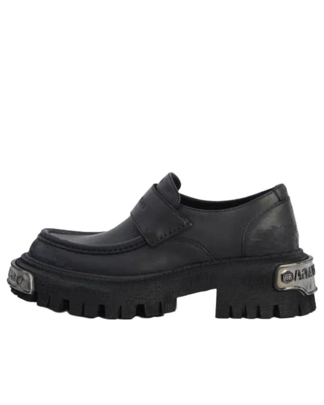 Balenciaga Black Tractor Loafer for men