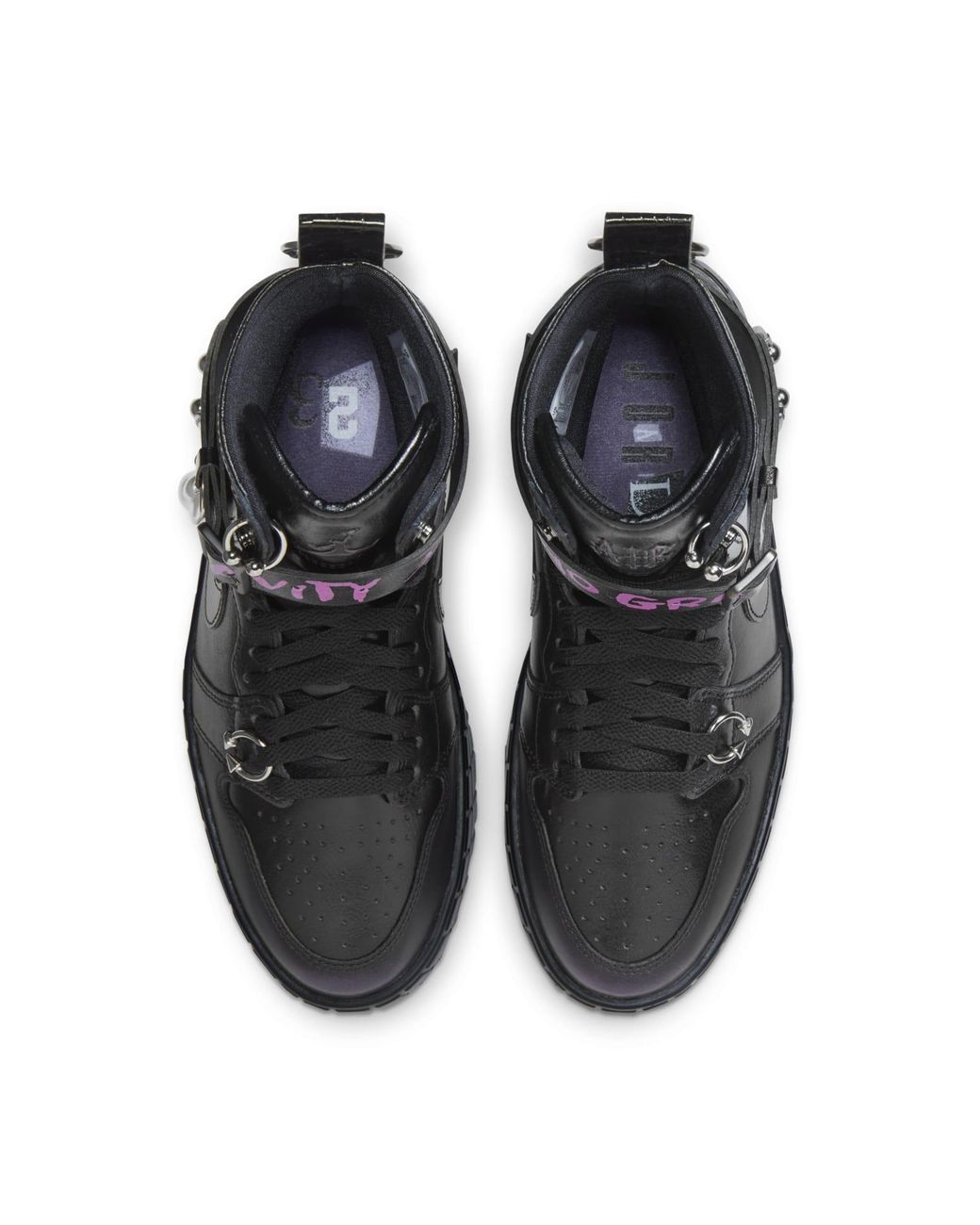 Nike Black (Wmns) 1 High Brooklyn 'No Gravity'