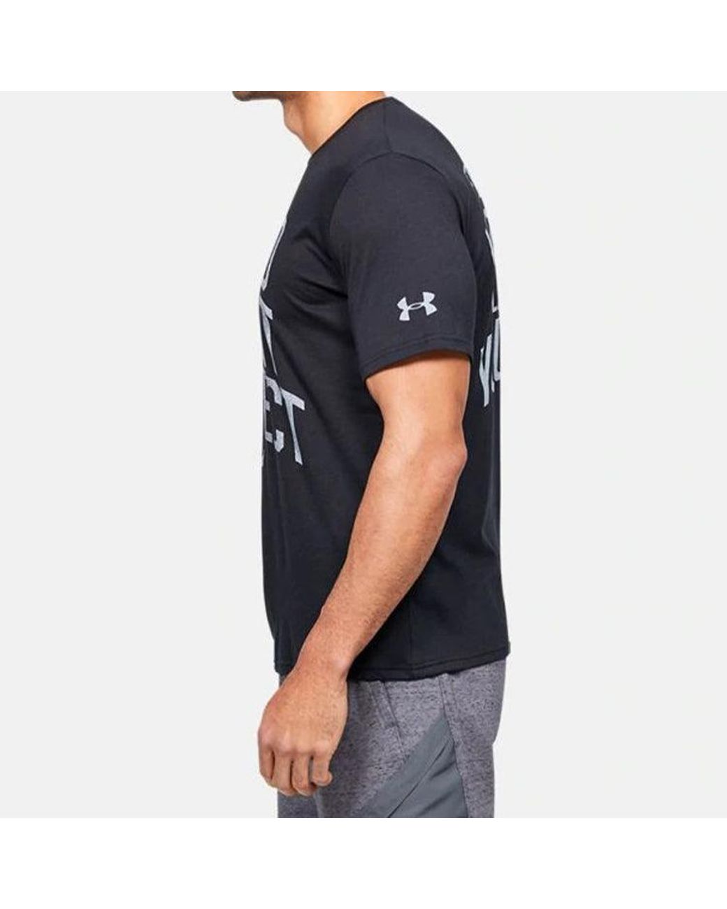 Under Armour Blue Project Rock Bsr Short Sleeve for men
