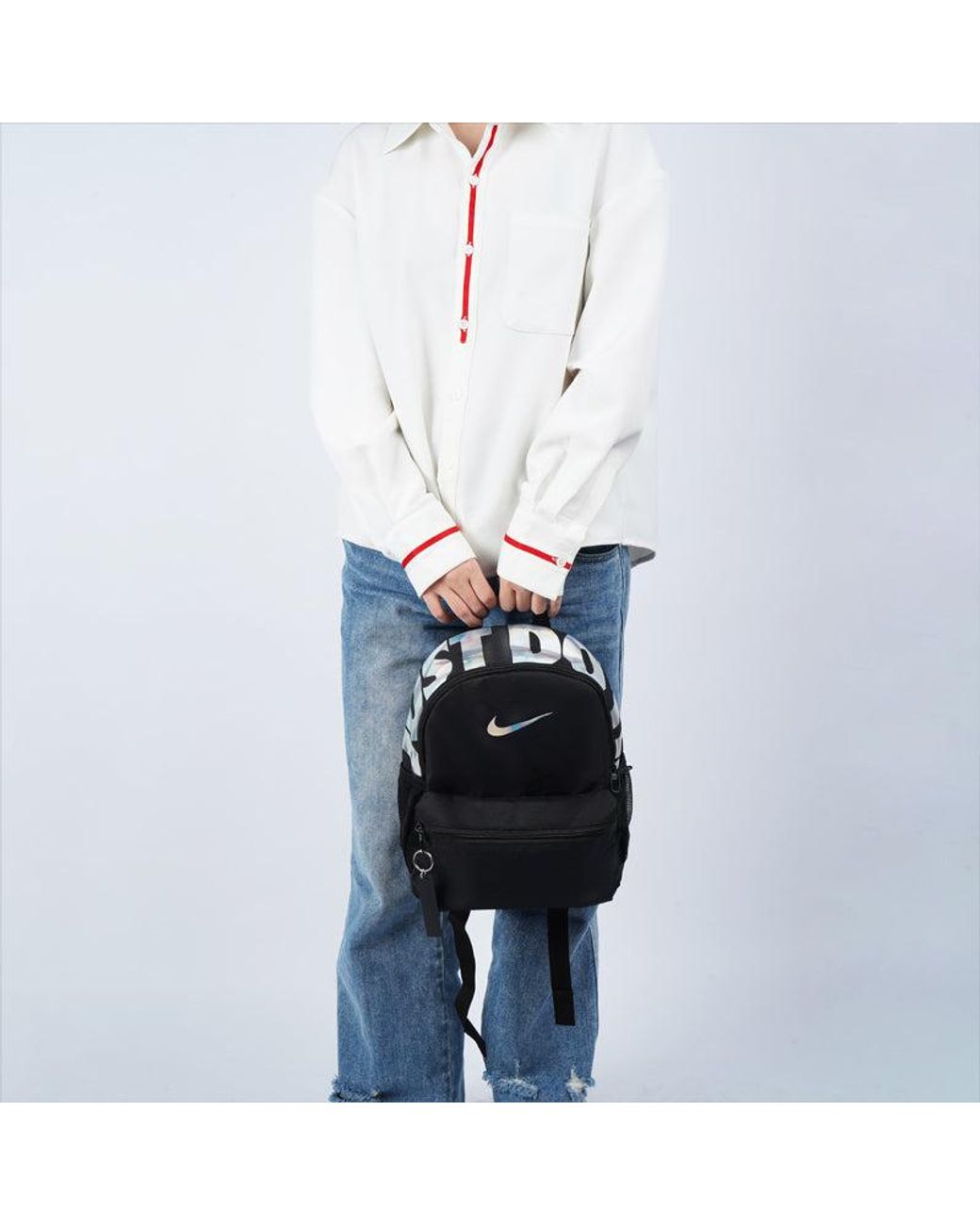 nike black mini backpack