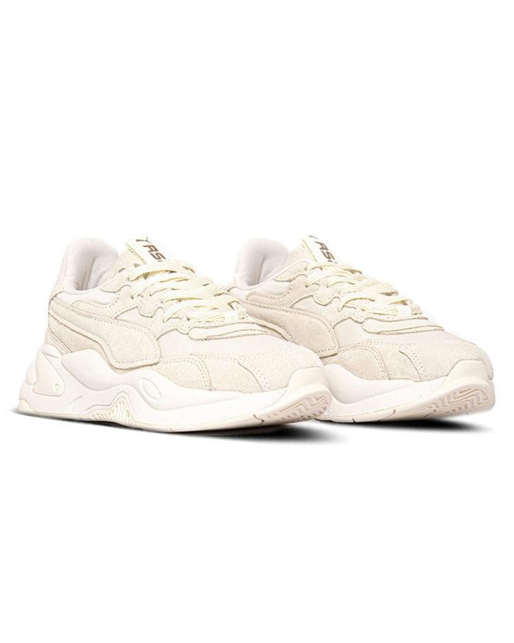 PUMA White (Wmns) Rs 2K Bold Low-Top Sneakers Creamy