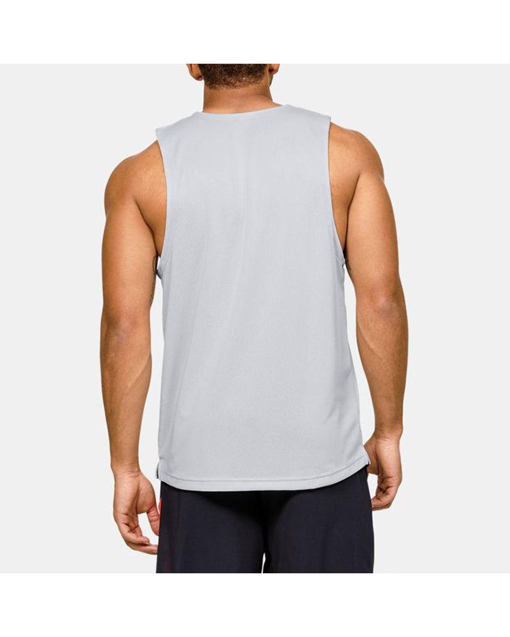 Under Armour Gray Baseline Reversible Tank for men