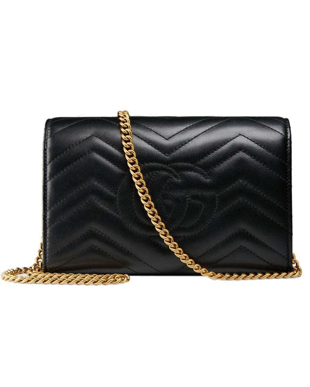 Gucci Black GG Marmont Mini Bag
