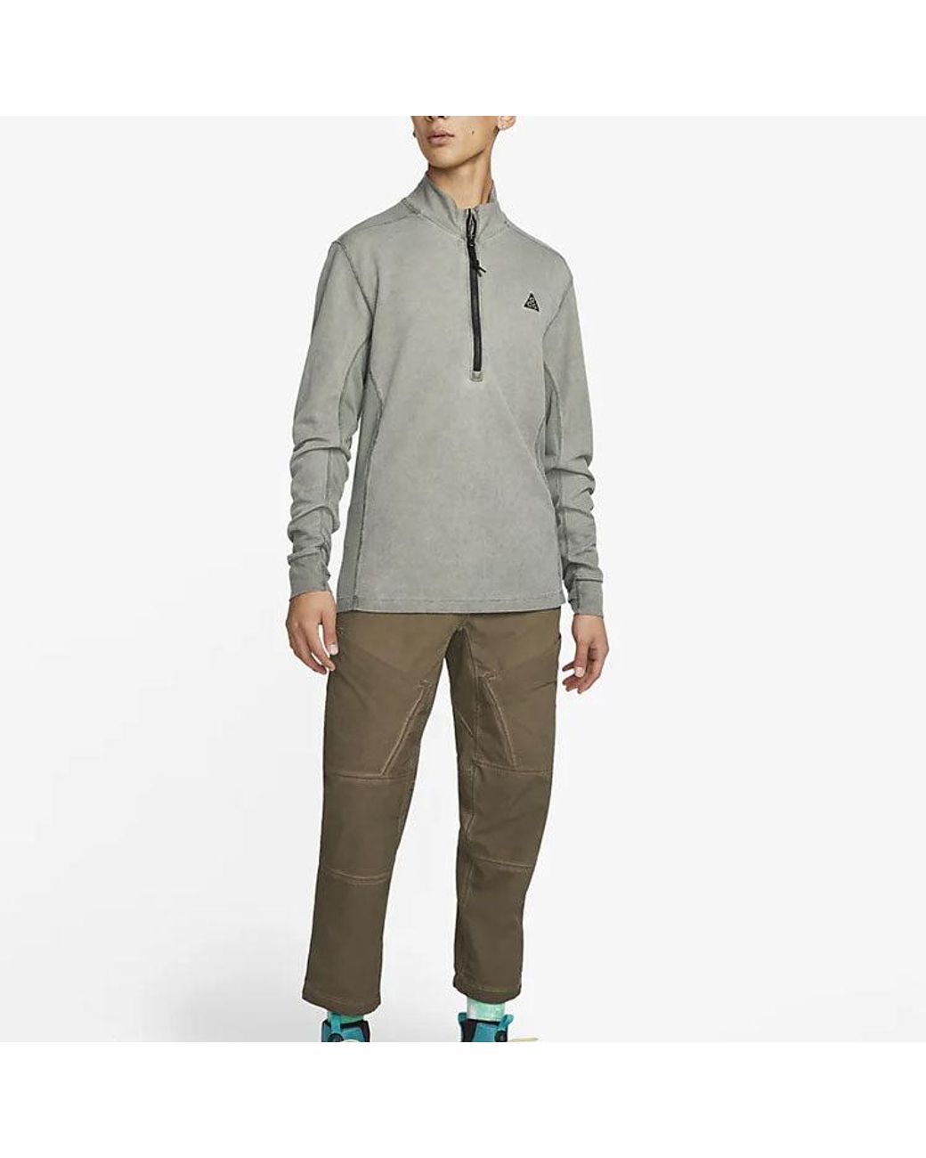 Nike Brown Acg Ease Solid Color Loose Lacing Cropped Pants Asia Sizing 'Tan' for men