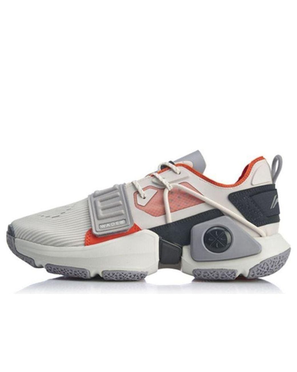 Li-ning Gray Wowtr Shock Absorption Basketball Shoe for men