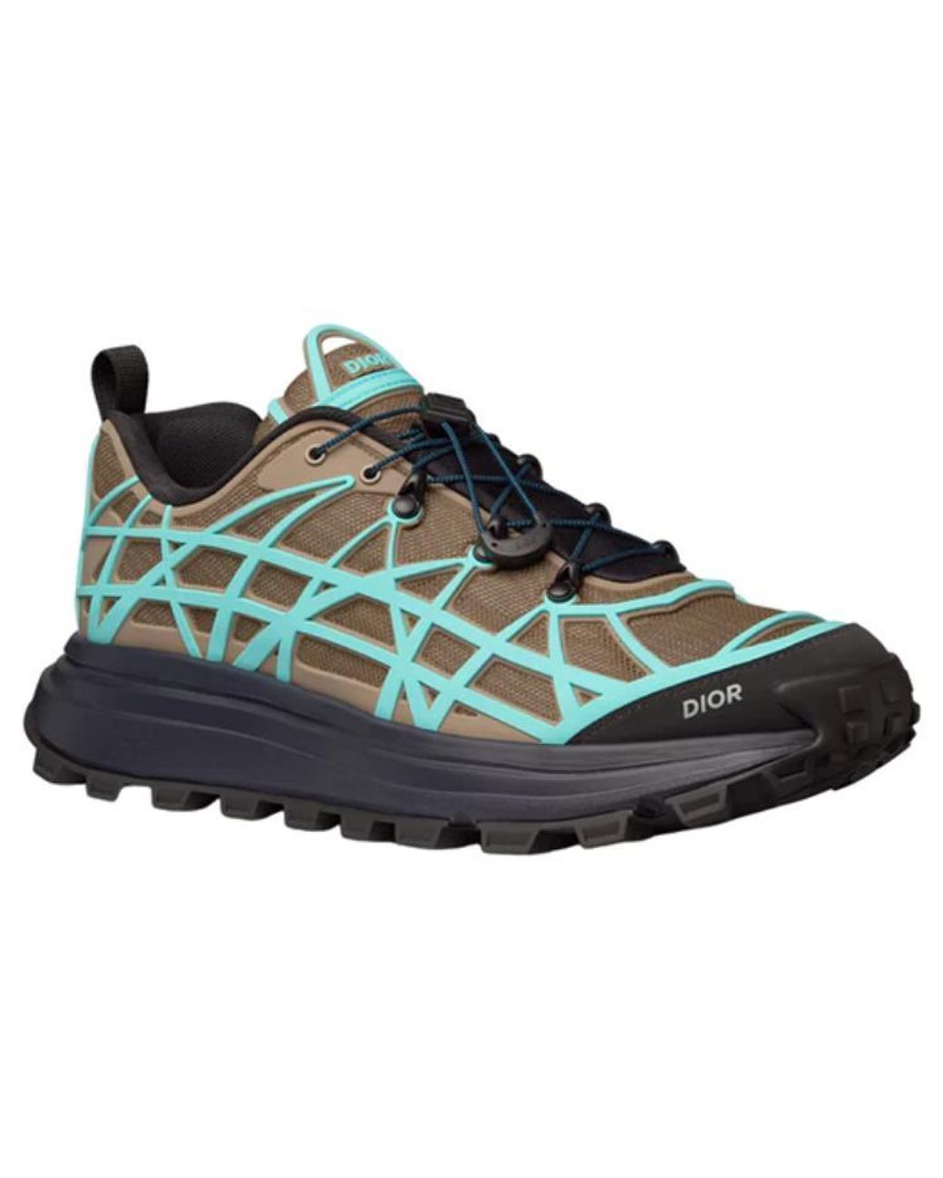 Dior Blue B31 Runner Sneaker Khaki for men