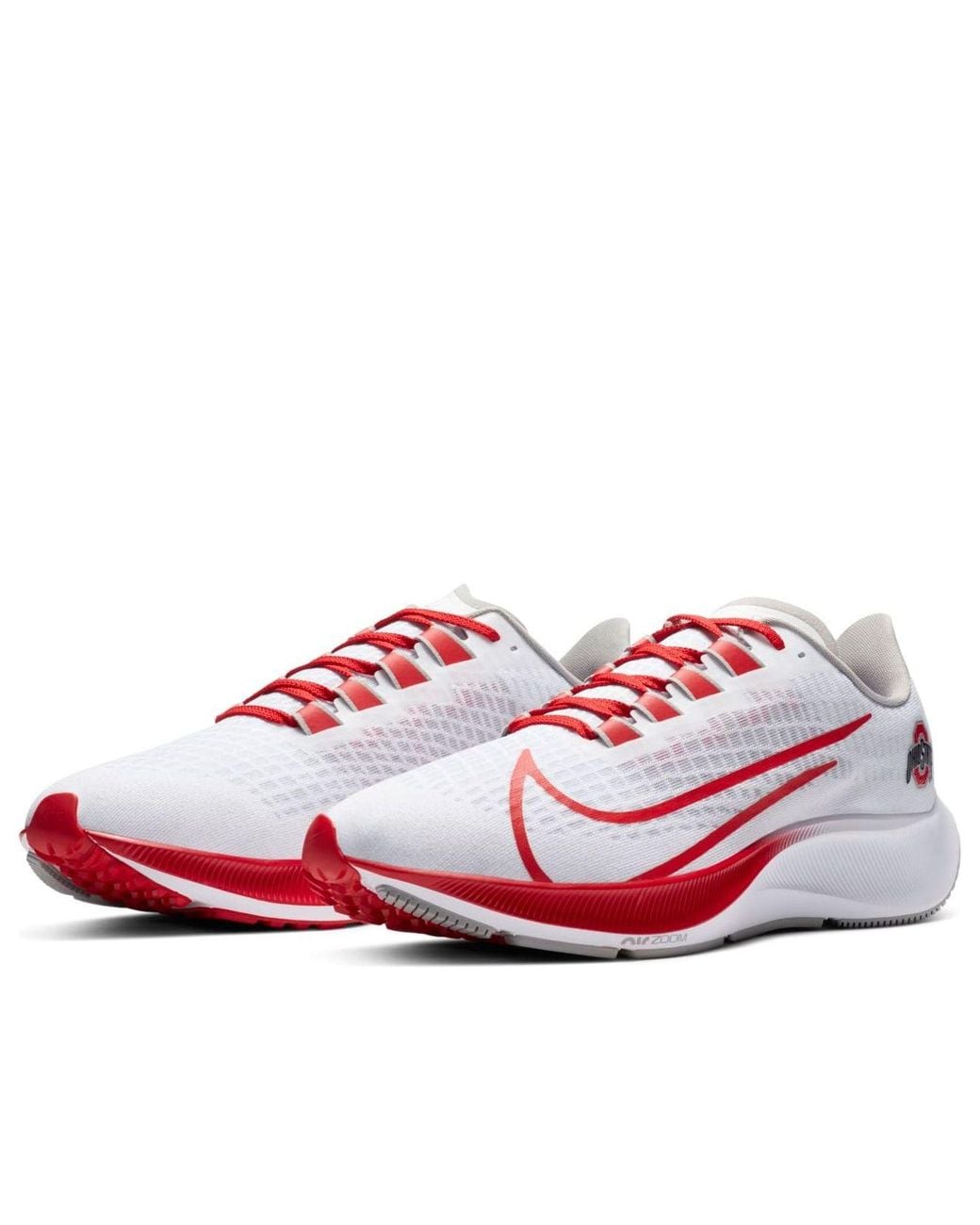 Nike White Air Zoom Pegasus 37 'Ohio State' for men