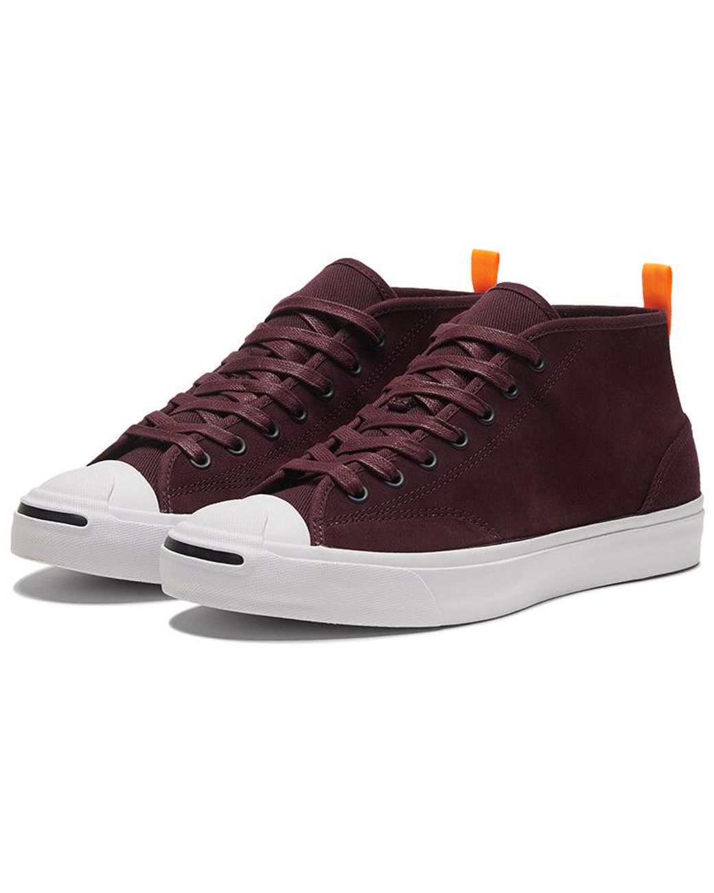 Converse Brown Jack Purcell Mid 'Deep Bordeaux' for men