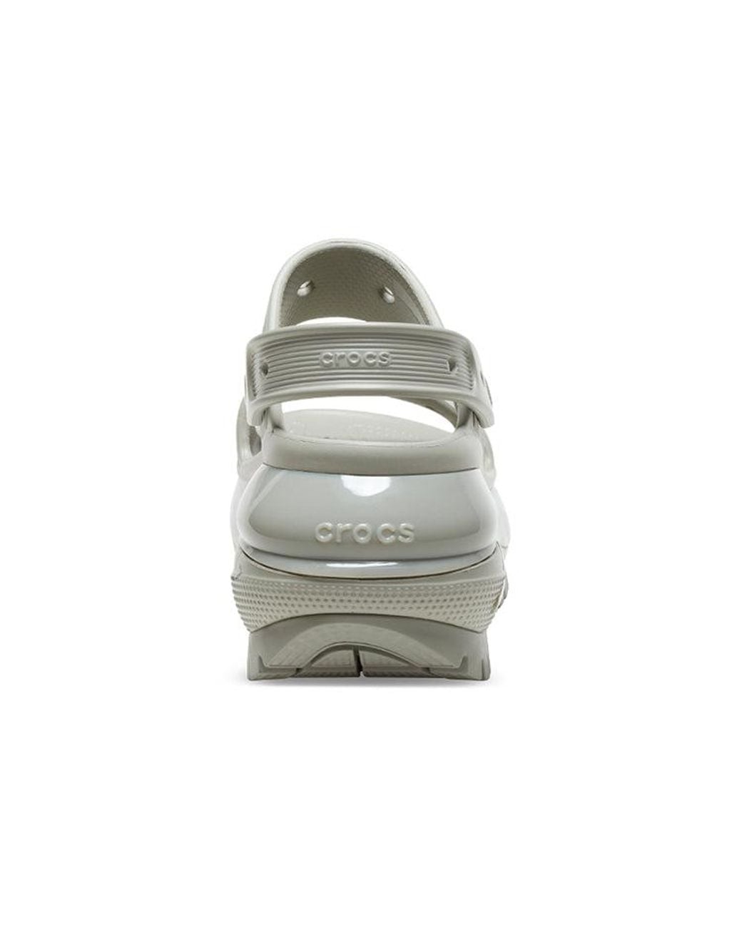 CROCSTM Metallic Mega Crush Sandals 'Elephant'