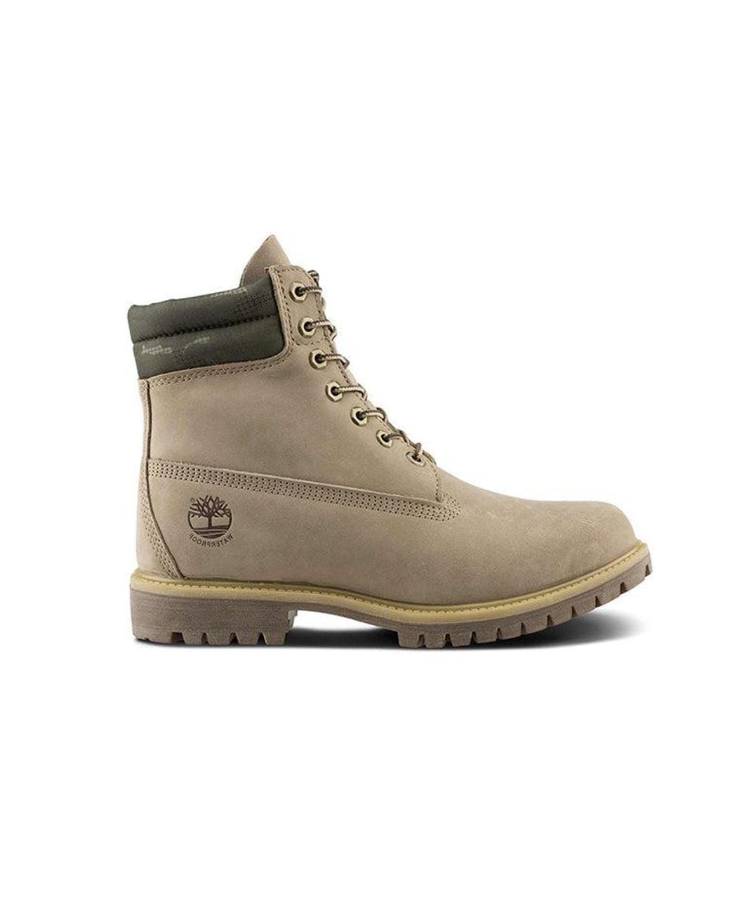 Timberland Brown 6 Inch Premium Waterproof 'Off Nubuck' for men