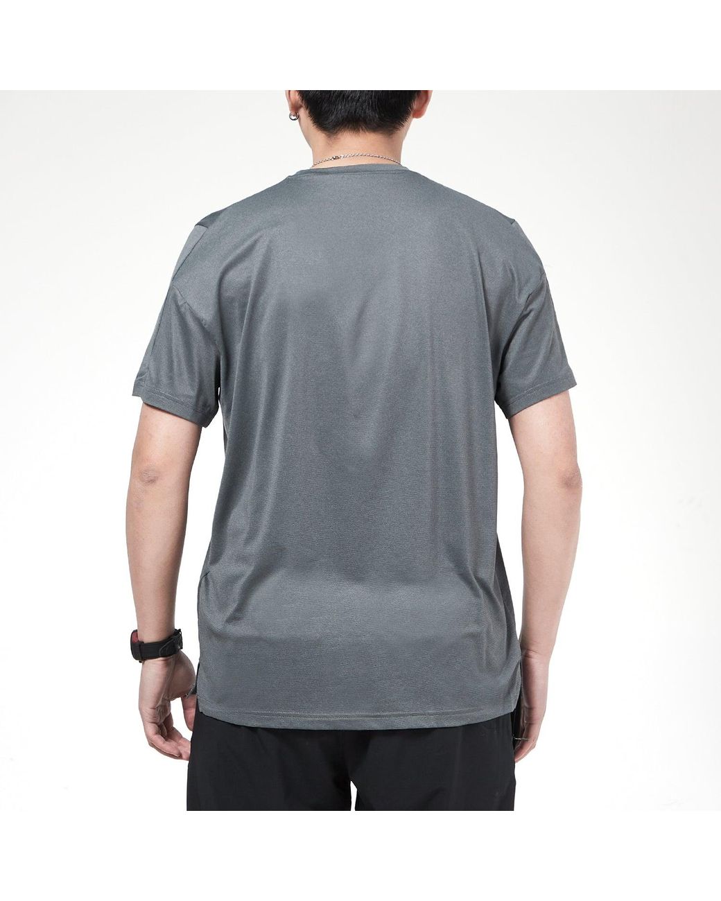 Nike Gray Pro Dri-Fit Casual Sports Quick-Drying Short Sleeve for men