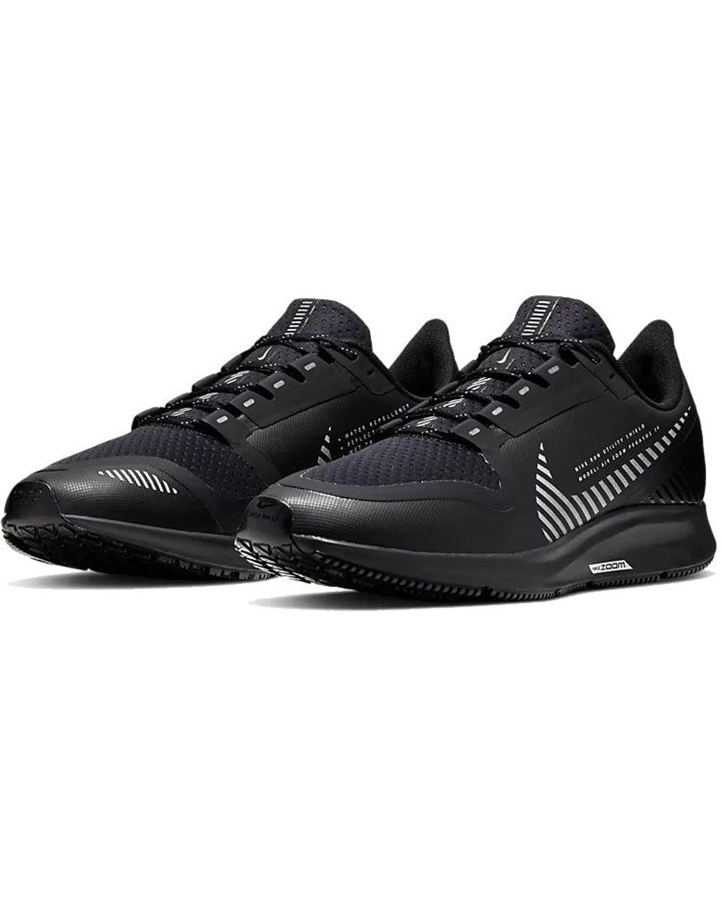 Nike Black Air Zoom Pegasus 36 Shield 'Triple' for men