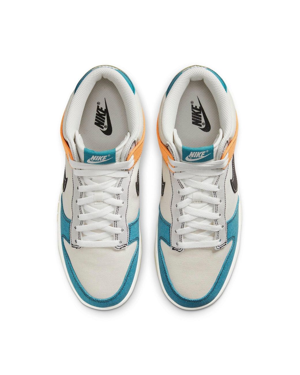 Nike Blue Dunk Mid 'Pale Ivory Multi' for men