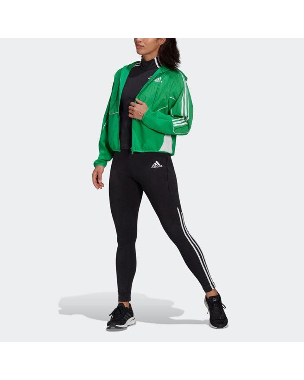 Adidas Black (Wmns) Sportswear Colorblock Leggings Asia Sizing