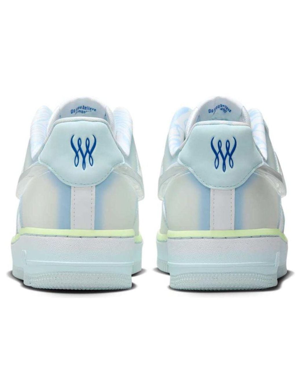 Nike Blue X Serena Williams Air Force 1 Low Design Crew