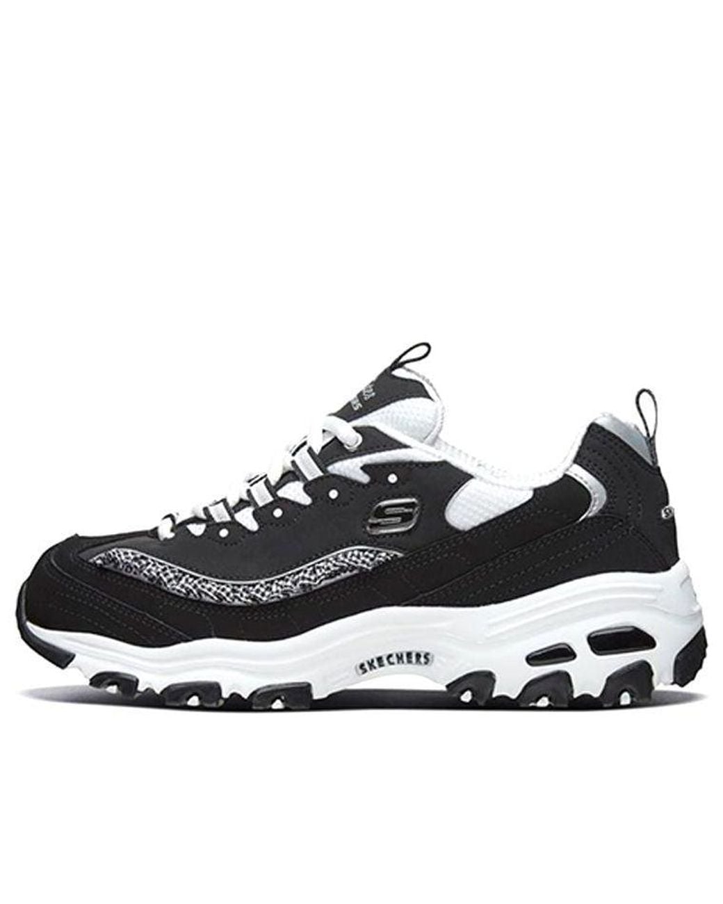 Skechers Black (Wmns) D'Lites Running Shoes