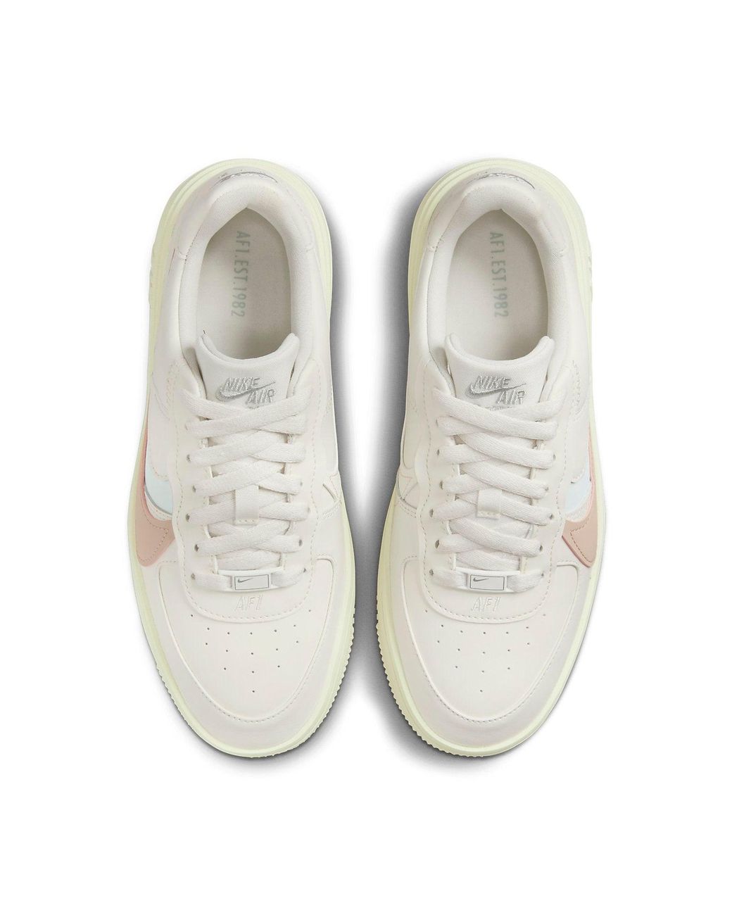 Nike White (Wmns) Air Force 1 Low Plt.Af.Orm 'Sail Arctic'
