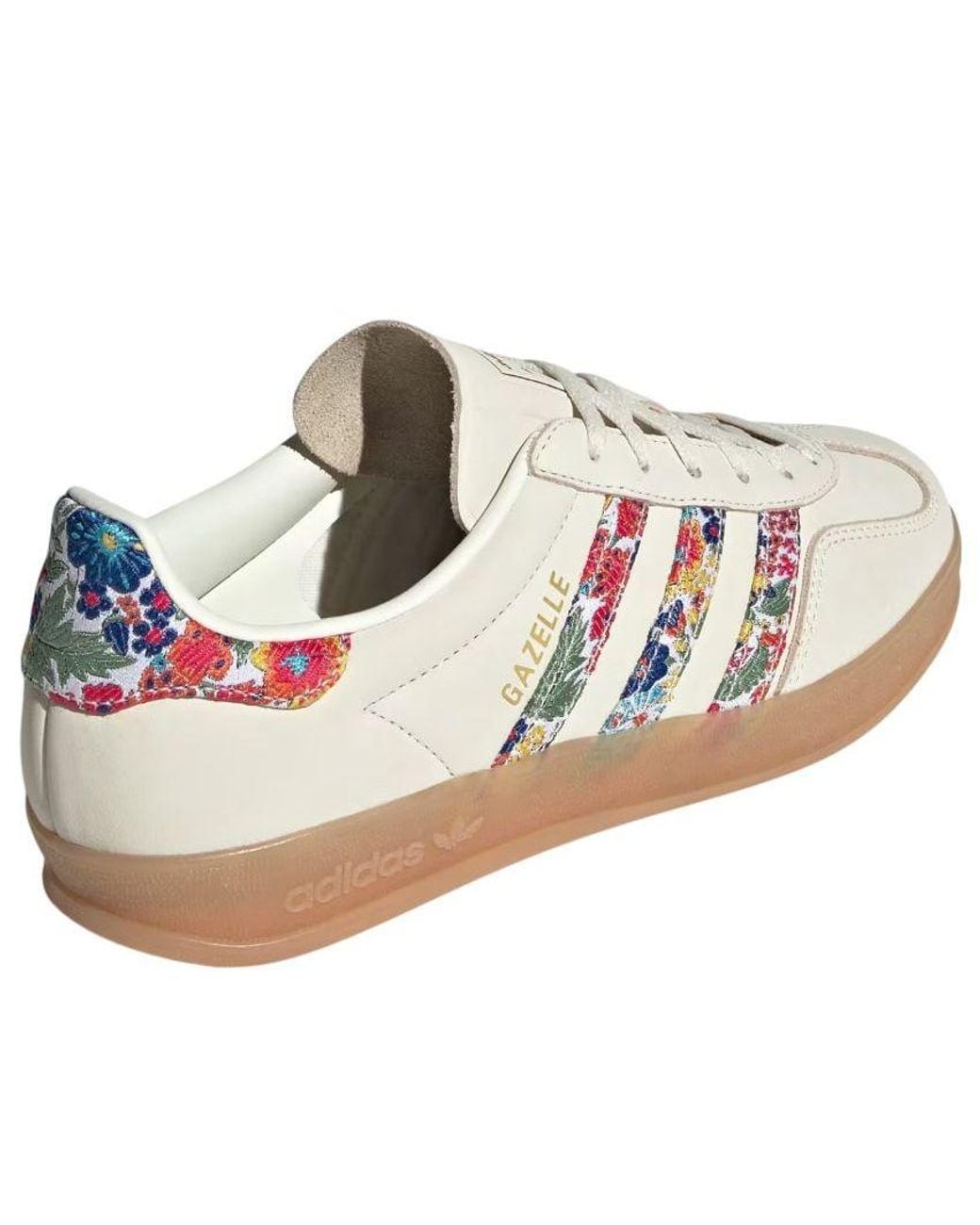 adidas (Wmns) X Liberty London Gazelle Indoor 'Florals' in White | Lyst