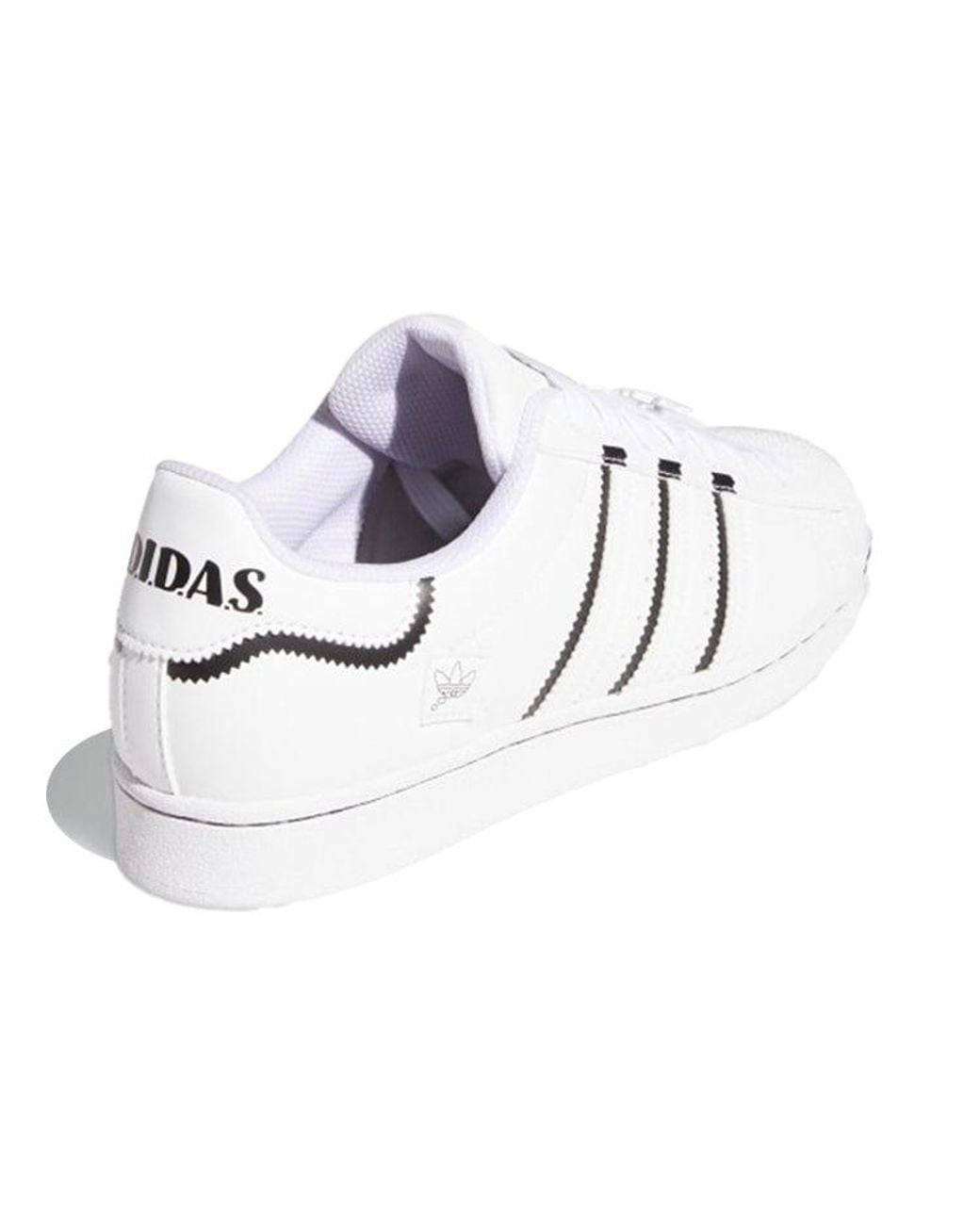 Adidas White Superstar 'Thin Stripes' for men